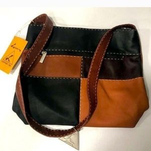 Lavive Colorblock SUEDE Handbag